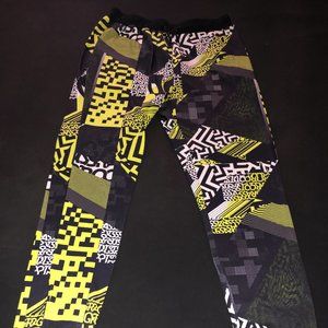 Grassroots California Neon Glitch Allover Joggers